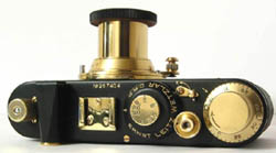 Leica Camera Copy - Black-Gold