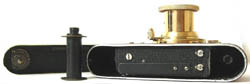 Leica Camera Copy - Gold-Wood